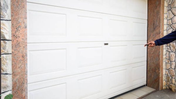 Hand use remote controller for closing and opening garage door